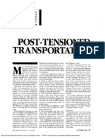 Post Tensioned Transportation