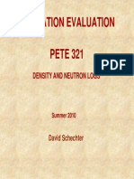 Density & Neutron Log