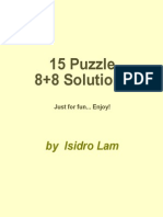 15 Puzzle 8+8 Solutions by Isidro Lam