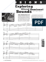 Exploring Altered Dominant Sounds