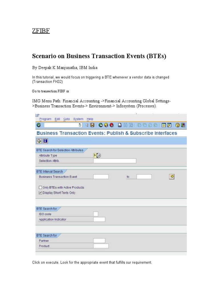 Implementing BTE for Vendor Changes | PDF | Business