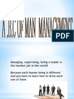 ABC of Man Management