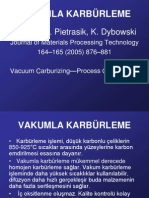 Vakumla Karbürleme