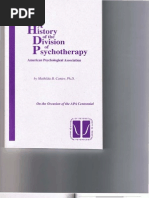 Canter (1993) A History of The Division of Psychotherapy