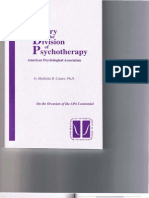 Canter (1993) A History of The Division of Psychotherapy