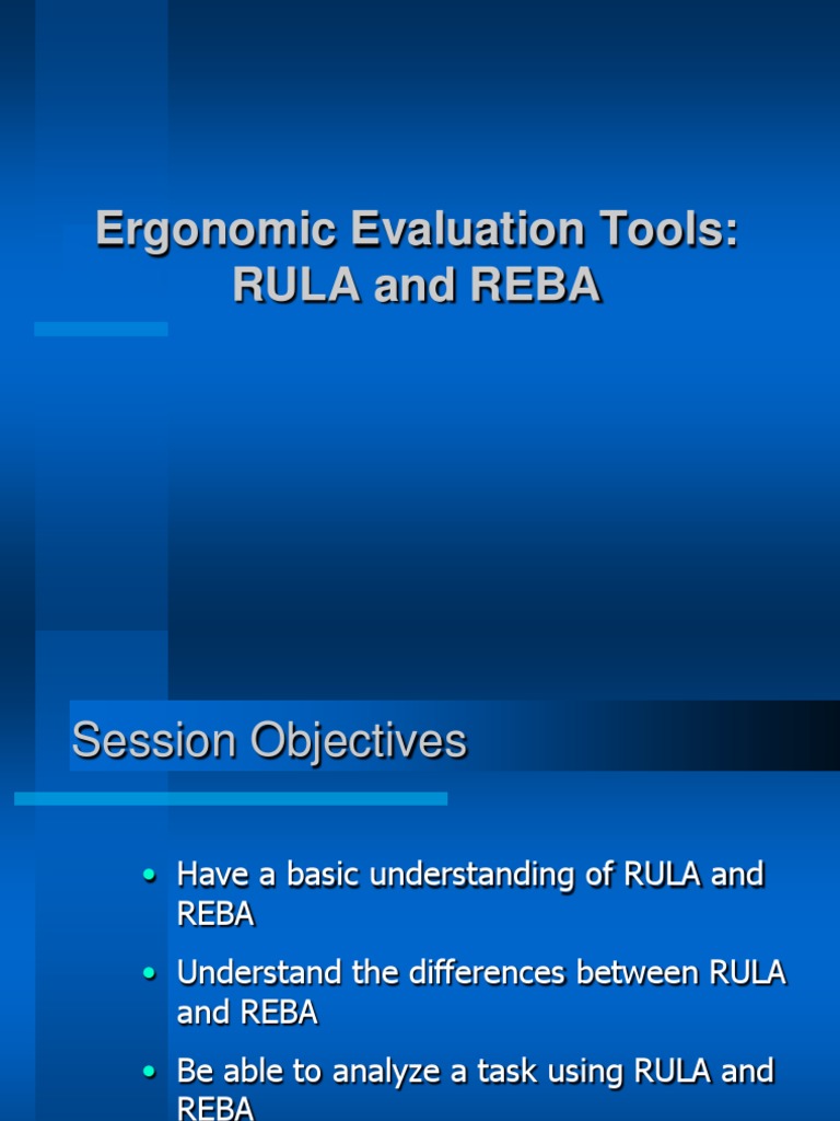RULA REBA Presentation | PDF