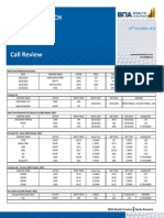 Call Review 30th October2012