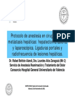 BELTRAN Anestesia Cirugia Metastasis Hepaticas Sesion SARTD HGUV 22 11 11 PDF