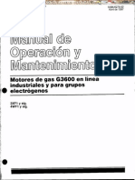 Manual Operacion Mantenimiento Motores Gas g3600 Caterpillar