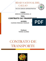 Contratos de Trasporte