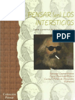 Pensar (En) Los Intersticios - Teoría y Práctica de La Crítica Poscolonial