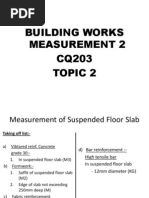 Topic 2 Measurement Suspended Floor Slab Pdf Concrete Materials