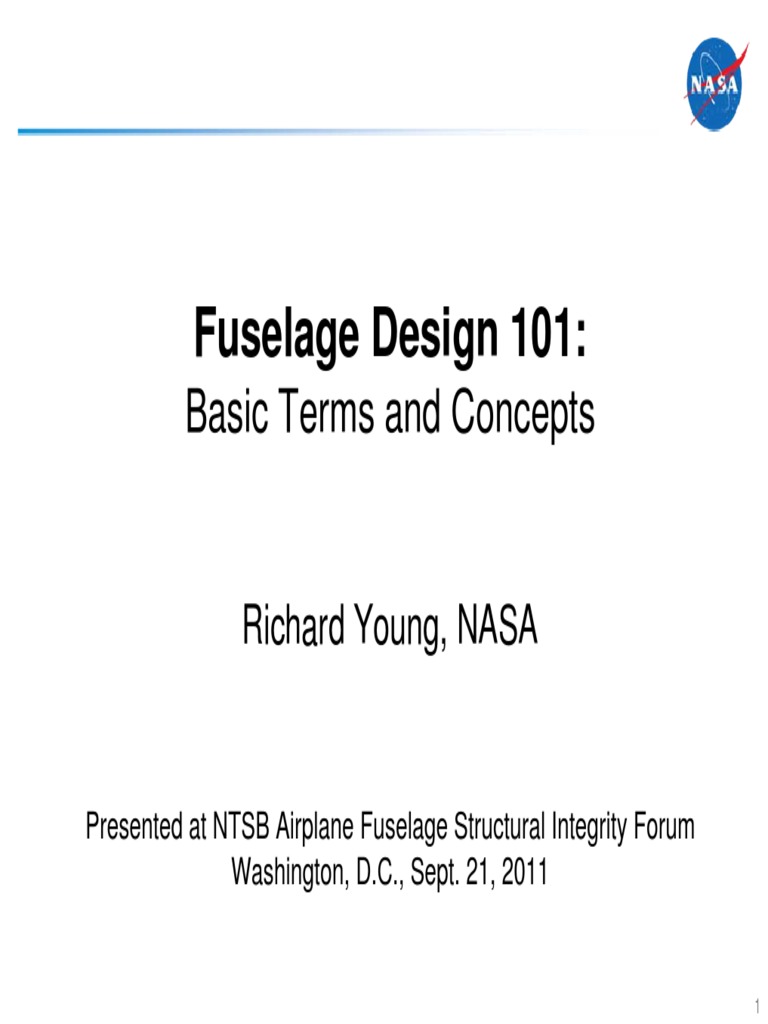 Fuselage Design: Key Concepts and Terms | PDF | Fuselage | Fatigue ...