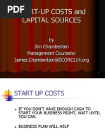 Start-Up Costs and Capital Sources Byob