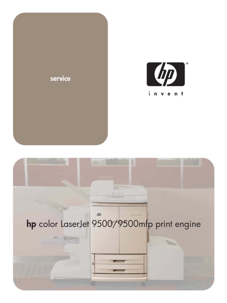 HP Color LaserJet 9500 9500 MFP Service Manual | Manufactured Goods |  Computer Engineering