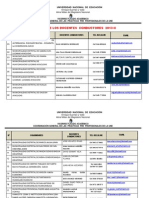 Directorio de Docentes Conductores