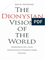 Nietzsche, Friedrich - Dionysian Vision of The World (Univocal, 2013)