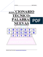 Diccionariio Tecnico - Palabras Nuevas Ingles-Español