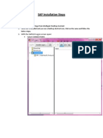 SAP Installation Steps: 3. With The SAPGUI Logon Screen Open: Select Connections