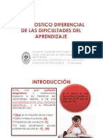 Diagnotico Diferencial de Las Dificultades de APZ