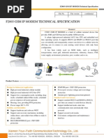 f2003 GSM Ip Modem Technical Specification