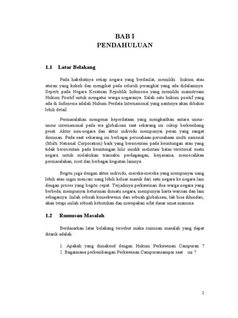 Hukum Perdata Internasional