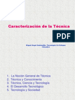 Caracterización de La Técnica