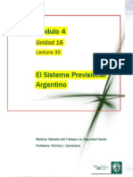 Lectura 35 - Sistema Previsional Argentino