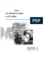 Adolescencia en America Latina y el Caribe-orientaciones para la formulación de politicas