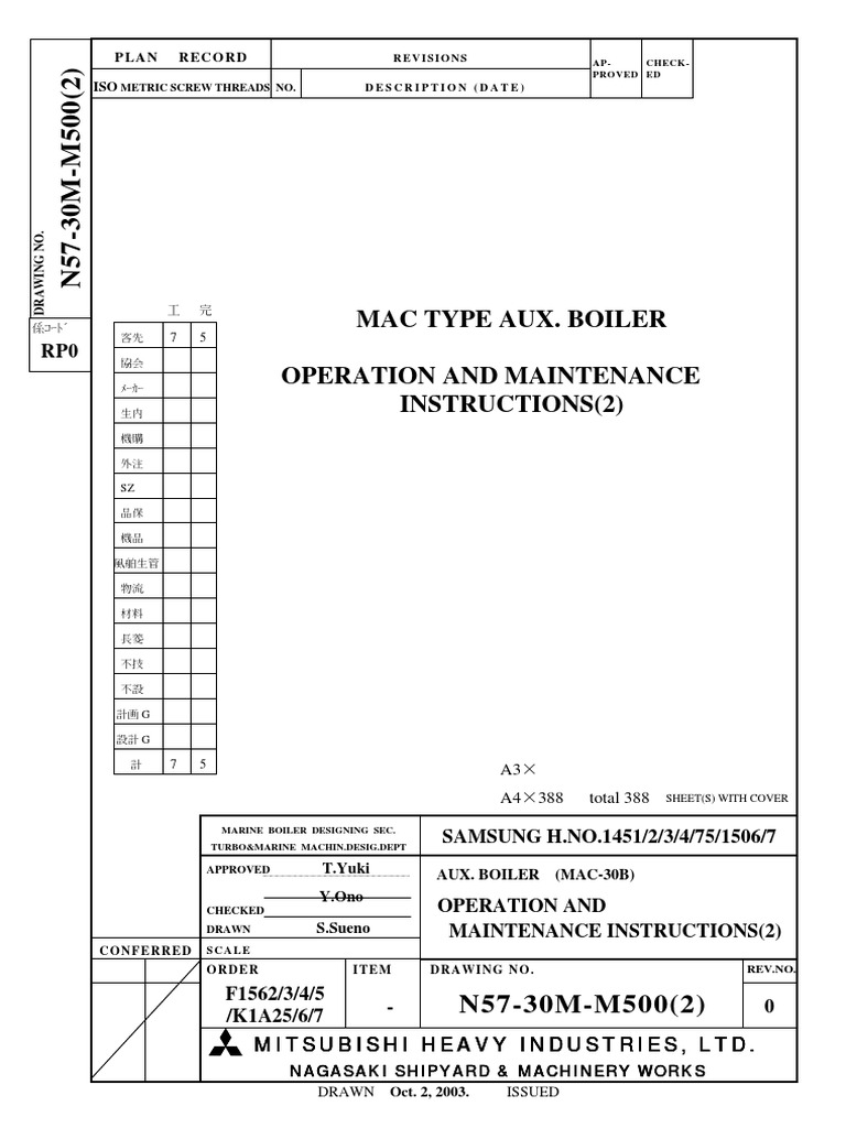 Operation and Maintenance 2 | PDF