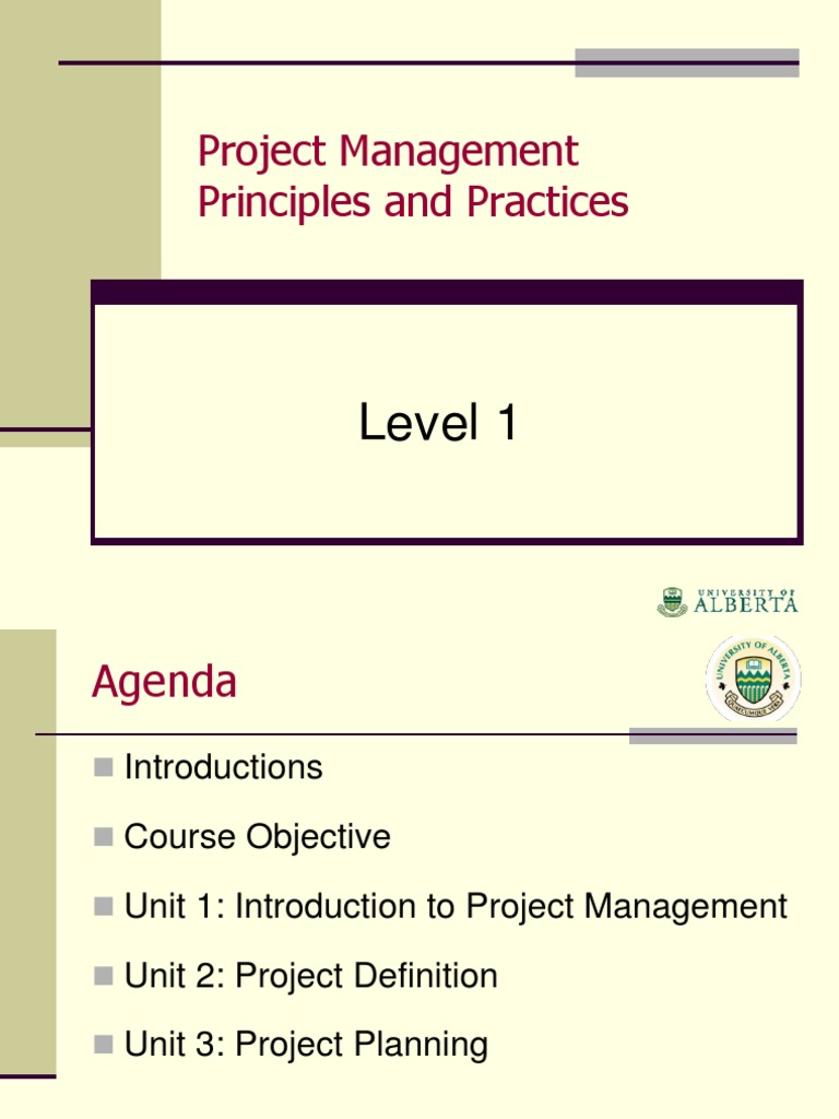Project Management Principles Overview | PDF | Project Management ...