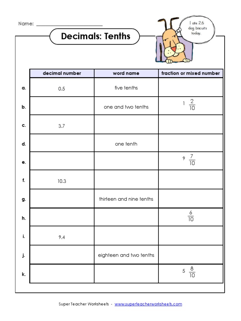Decimals for Young Learners | PDF