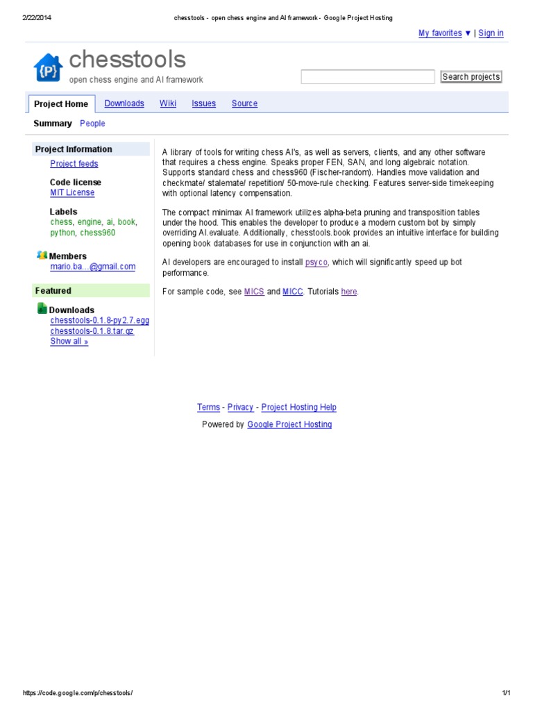 Chess Tools | PDF