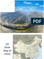 Chinese Oil Shale Activities