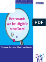 meerwaarde van het digitale schoolbord