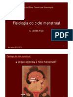 2012-Fisiologia Ciclo Menstrual 2012-2013 Slides