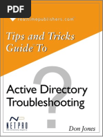 Download Active Directory Troubleshooting by Faarah Adam SN219234048 doc pdf
