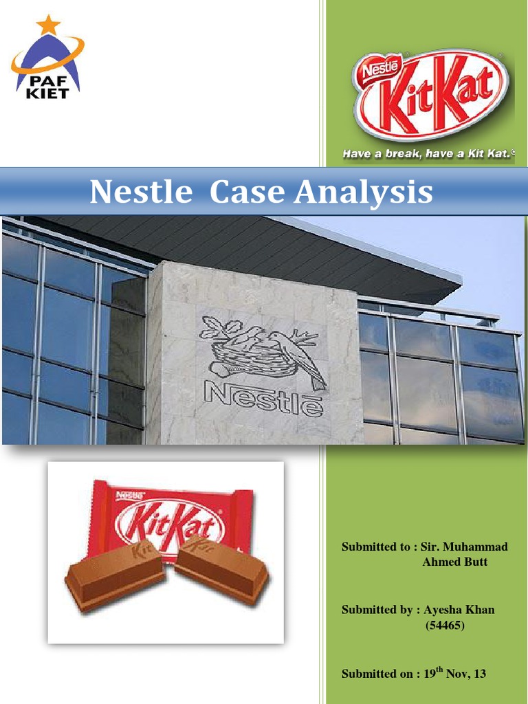 BM Final Report PDF Nestlé Brand