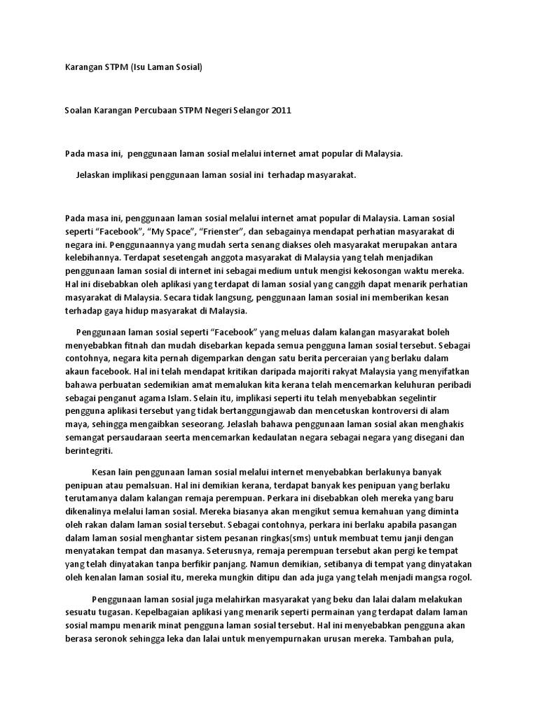 Karangan Stpm Ix Pdf