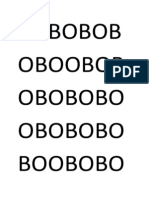 Bobobob Oboobob Obobobo Obobobo Boobobo