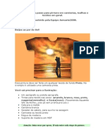 Tutorial Passo A Passo para Pintura em Camiseta