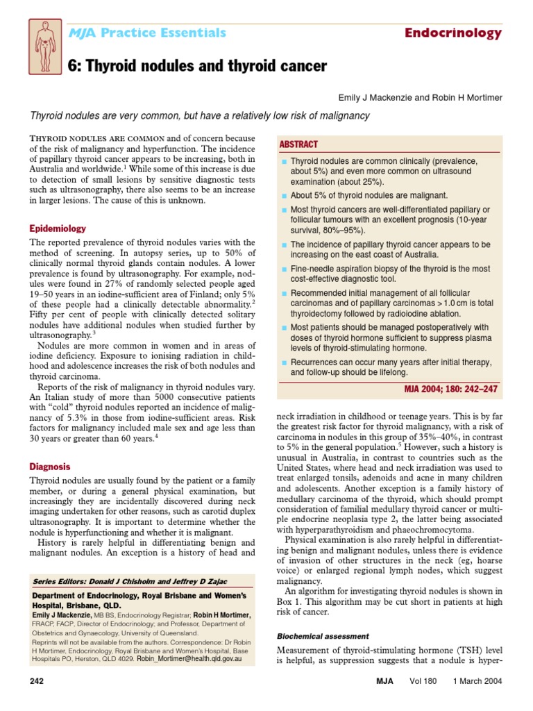 6 Thyroid Nodules and Thyroid Cancer | PDF