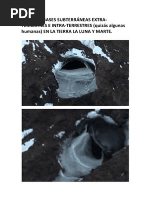 BASES EXTRATERRESTRES SUBTERRÁNEAS EN LA TIERRA