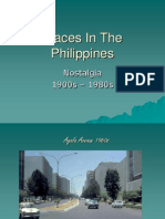 Places in The Philippines: Nostalgia 1900s - 1980s