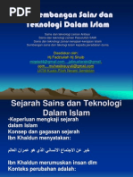 Download Perkembangan Sains Dan Teknologi Dalam Islam by CYin Ling SN219252752 doc pdf