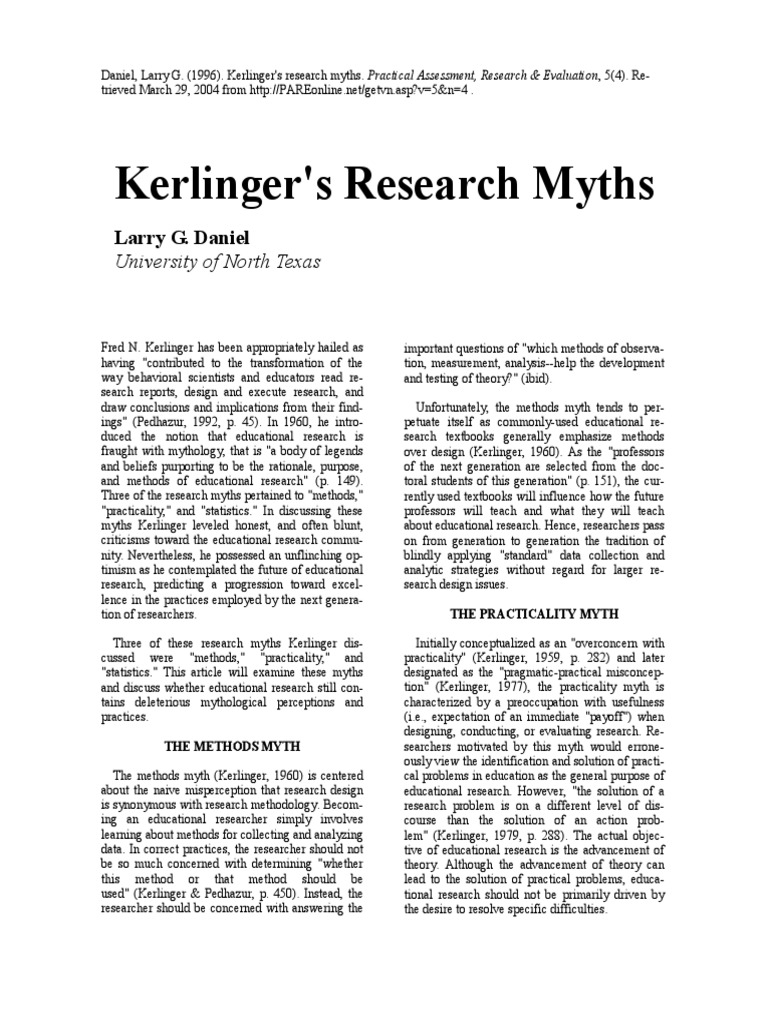 researcher of myths