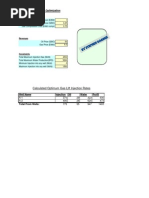 Calculated Optimum Gas Lift Injection Rates