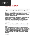 Sonia Hirsch - Melado de cana - cálcio, magnésio, potássio