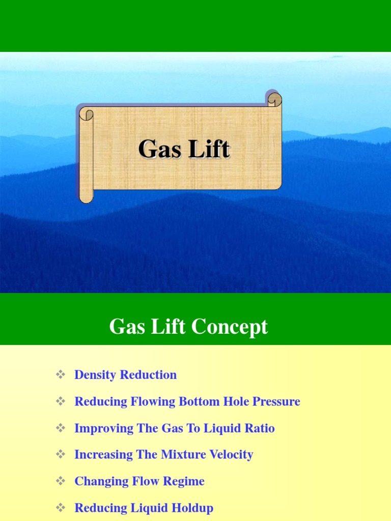 Gas Lift Production PDF Lift (Force) Petroleum Reservoir