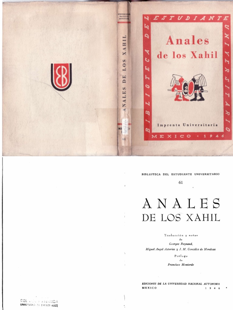 Anales de Los Xahil PDF PDF Guatemala
